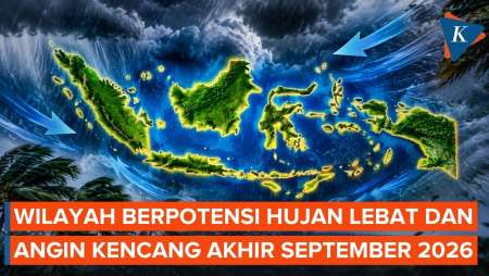 BMKG Ungkap Wilayah Berpotensi Hujan Lebat Akhir September, Ini Daftar Wilayahnya