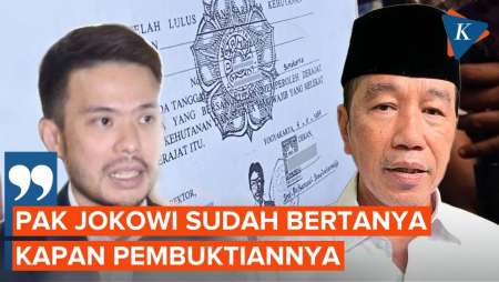 Siap Buktikan Di Persidangan, Jokowi Tak Sabar Tunjukkan Ijazah Asli
