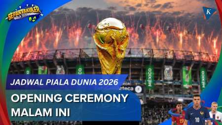 Jadwal Pembukaan Piala Dunia 2026 Malam Ini Bertabur Bintang, Lanjut Meksiko Vs Afsel