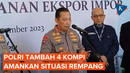 Alasan Polri Kerahkan 400 Personel Tambahan ke  Pulau Rempang