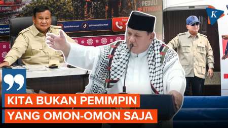 Prabowo: Saya Percaya Diri Karena Kita Buktikan Bukan Pemimpin Yang Omon-omon