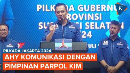 AHY Buka Komunikasi dengan Pimpinan Parpol KIM Bahas Sosok untuk Pilkada Jakarta