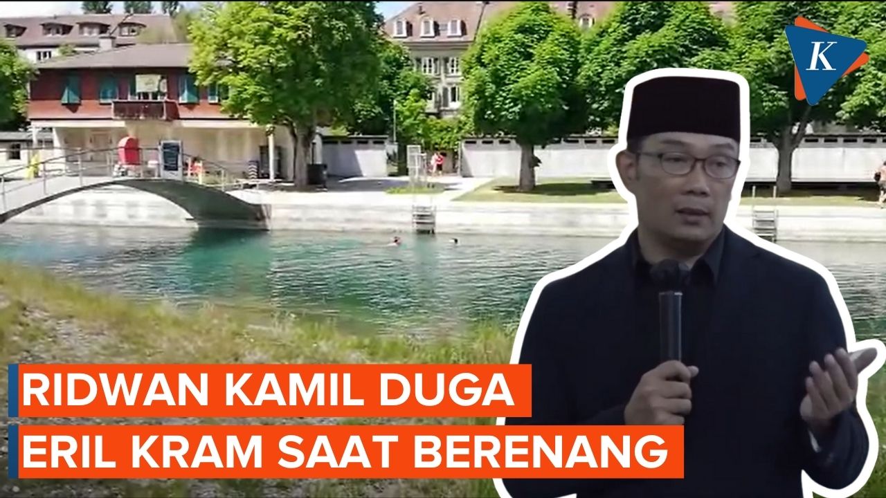 Ridwan Kamil Duga Eril Kram Saat Berenang di Sungai Aare
