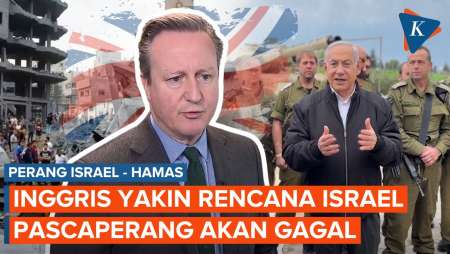 Inggris Tolak Rencana Israel Pascaperang di Gaza