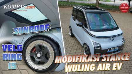 MODIFIKASI | Wuling Air EV Gaya Stance Dengan Sunroof