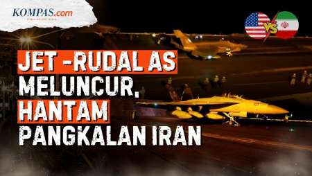Detik-detik Jet Dan Rudal AS Meluncur Hantam Iran