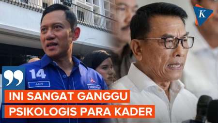 AHY Curhat, PK Moeldoko Ganggu Psikologis Kader Demokrat