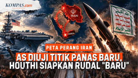 Petaka Iran Buka Peta Perang Baru Jika AS Lakukan Serangan, Houthi Menunggu Dalam Mode Rudal "Baru"