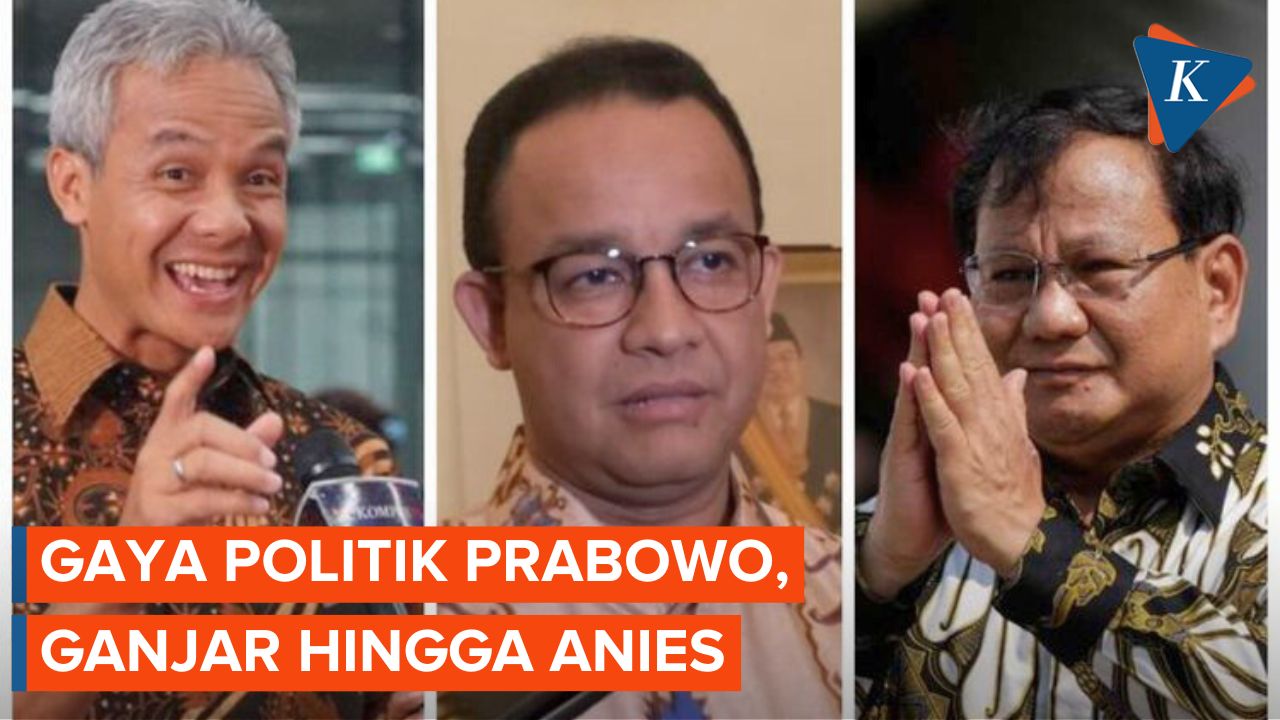 Beda Gaya Politik Bacapres Prabowo, Ganjar, hingga Anies