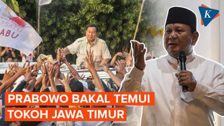 Prabowo Temui Tokoh di Jawa Timur, Lobi-lobi Cawapres?