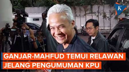 Jelang Pengumuman KPU, Ganjar-Mahfud Bukber Bareng Relawan