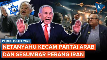 Pidato Netanyahu Di Pemilu Israel: Kecam Partai Arab & Sesumbar Perang Iran