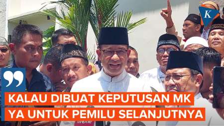 Respons Anies soal Putusan MK Terkait Ambang Batas Parlemen untuk Pemilu 2029