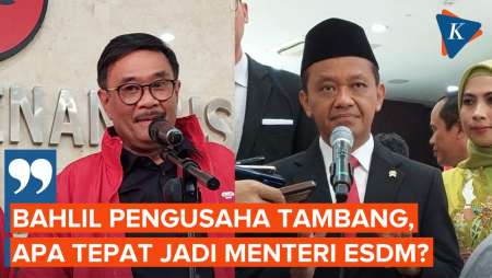 Bahlil Jadi Menteri ESDM, PDI-P: Ada Conflict of Interest, Dia…