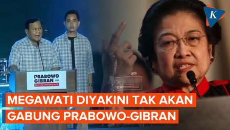 Megawati Disebut Takkan Tergoda Gabung Prabowo-Gibran 