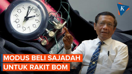 Mahfud MD Ungkap Transaksi Miliaran untuk Rakit Bom dengan Modus Beli Sejadah