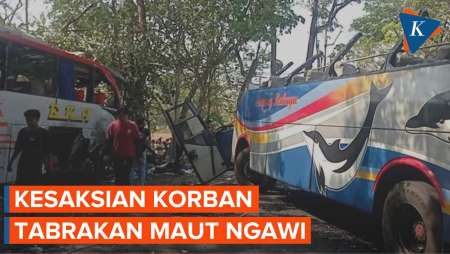 Penumpang Kecelakaan Bus di Ngawi: Saya Bangun-bangun Sudah Mandi Pecahan…