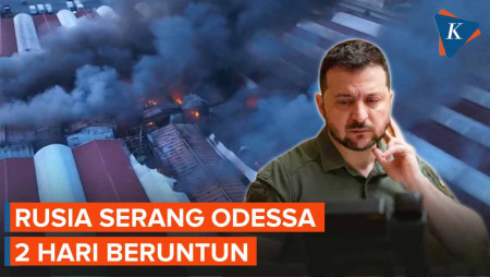 Dua Hari Beruntun Odessa Diserang, Zelensky: Target Rusia Tak Hanya Ukraina