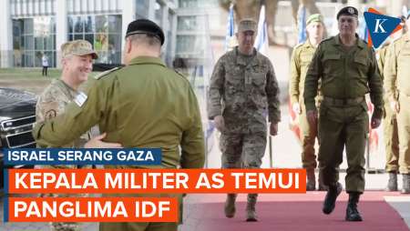 Kepala Militer AS Temui Panglima IDF Setelah Serangan Israel ke Gaza
