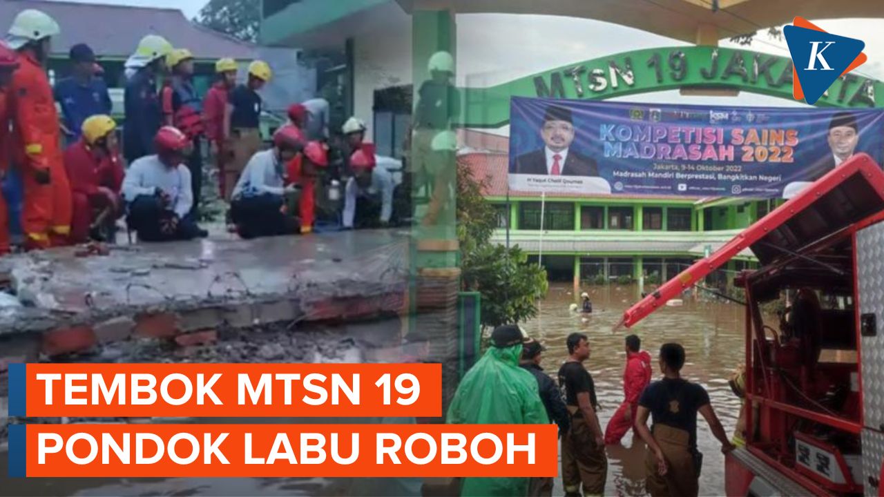 Tiga Korban Tewas akibat Tembok MTsN 19 Jakarta Roboh