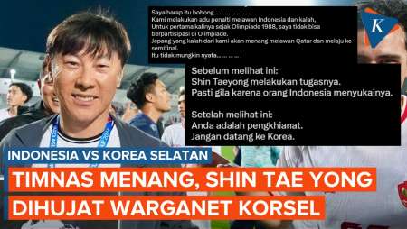 Shin Tae-yong Dicibir Warganet Korsel Pengkhianat usai Timnas Indonesia Kalahkan Korea Selatan