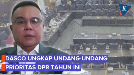 Dasco Ungkap Undang-Undang Yang Bakal Disahkan Tahun Ini