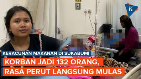 Korban Keracunan Makanan di Sukabumi jadi 132 Orang, Warga Ceritakan Awal Mulanya