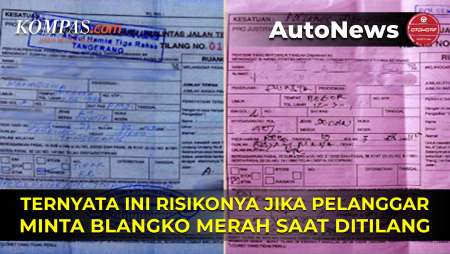 Ketahui Risiko jika Minta Blangko Merah Saat Tilang