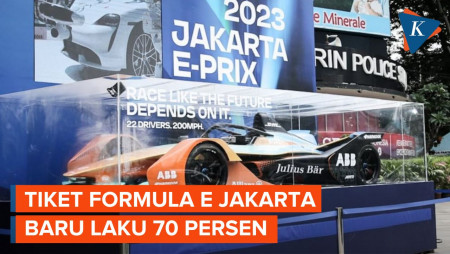 Tiga Hari Jelang Jakarta E-Prix 2023, Tiket Sudah Terjual 70 persen