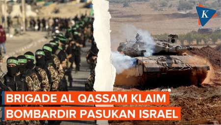 Brigade Al-Qassam Klaim Hancurkan Buldoser-Tank Merkava Israel di Gaza