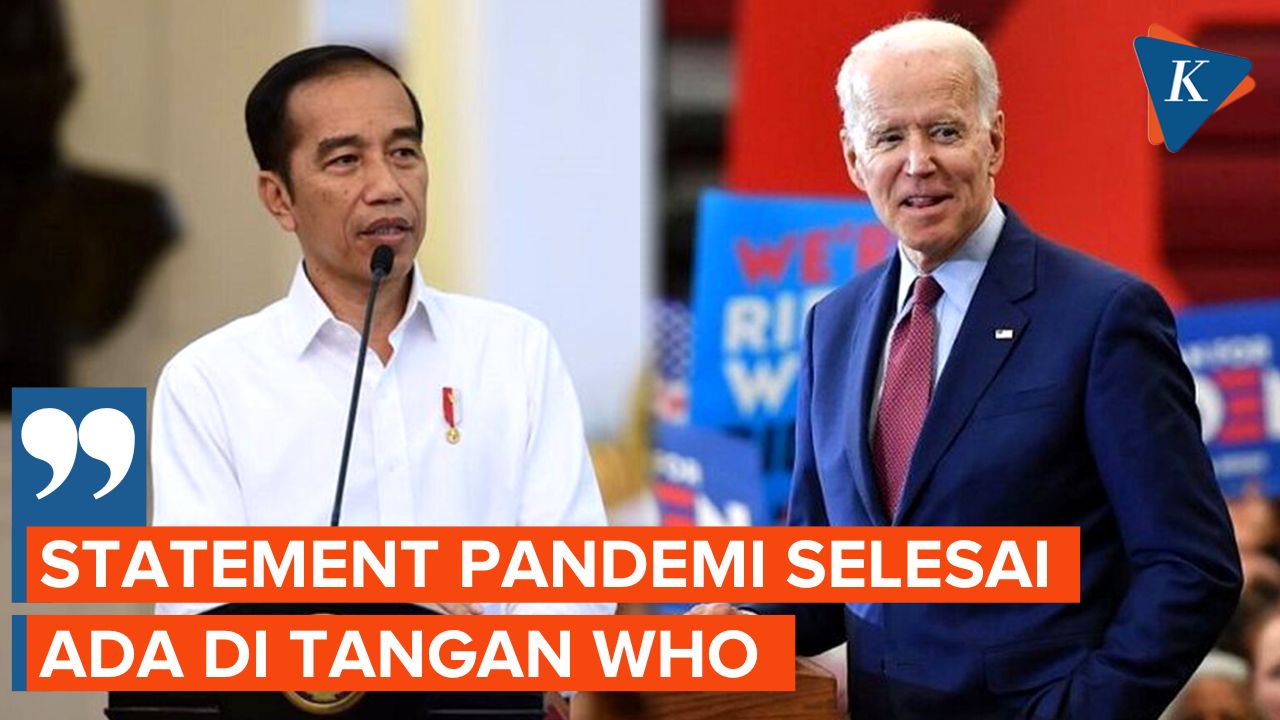 Beda dengan Joe Biden, Jokowi Tak Mau Buru-buru Sebut Pandemi Covid-19 Berakhir