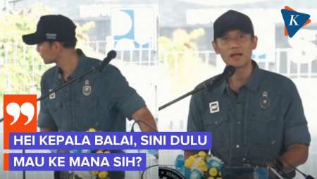 Momen AHY Marahi Kepala Balai Ciliwung: Mau Ke Mana Anda?