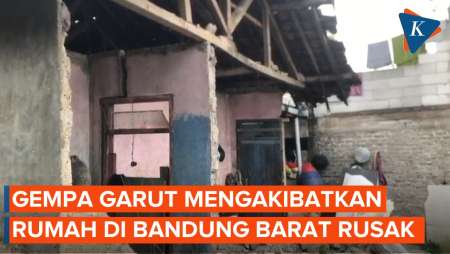 Kisah Warga Bandung Barat yang Rumahnya Rusak akibat Gempa Garut M 6,5