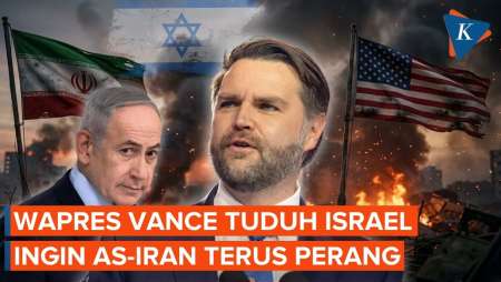 Wapres AS Tuduh Israel Sewa "Buzzer" Agar Perang Iran Lanjut Tanpa Batas Waktu