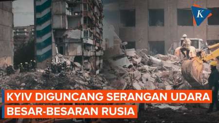 Bangunan Di Kyiv Rusak Parah, Rusia Langsung Serang Ukraina Usai Gencatan Senjata