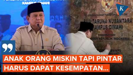 [FULL] Pidato Presiden Prabowo Resmikan SMA Taruna Nusantara Kampus Cimahi
