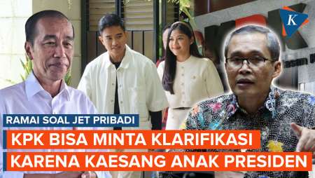 Gaduh soal Jet Pribadi, KPK Bisa Minta Klarifikasi karena Kaesang Anak Presiden!