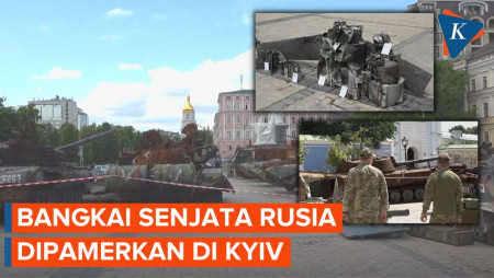 Ukraina Pamer Kemampuan Halau Senjata Rusia Lewat Pameran Rudal di Kyiv