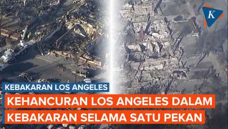 Potret Kehancuran Los Angeles dalam Satu Pekan Kebakaran