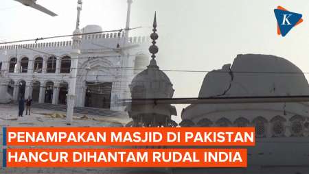 Penampakan Masjid di Punjab Pakistan Hancur akibat Serangan Rudal India