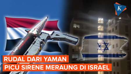 Yaman Tembakkan Rudal ke Israel, Picu Sirine Peringatan Meraung!