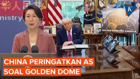 China: Golden Dome Trump Bisa Picu Perang Antariksa
