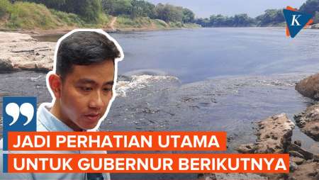 Gibran Titip soal Pencemaran Bengawan Solo Jadi Tugas Gubernur Jateng Berikutnya