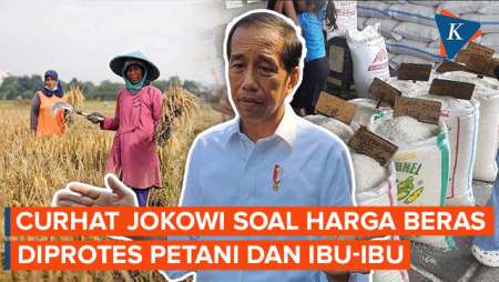Perkara Harga Beras, Jokowi Ngaku Dilema Dimarahi Petani dan Ibu-ibu
