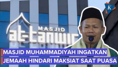 Pesan Penceramah Masjid PP Muhammadiyah: Jauhi Maksiat Selama Ramadhan