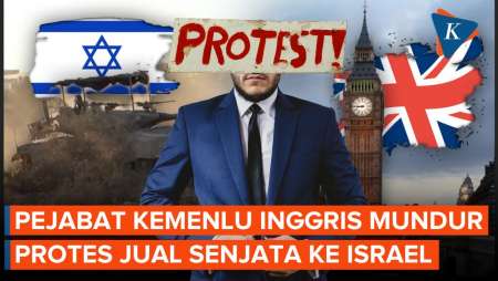 Protes Negaranya Jual Senjata ke Israel, Pejabat Kemenlu Inggris: Kejahatan Perang!