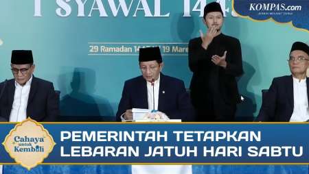 Hasil Sidang Isbat, Idul Fitri Jatuh pada Sabtu 21 Maret 2026
