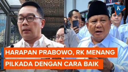 RK Ungkap Harapan Prabowo untuknya, Menang Pilkada dengan Cara-cara Baik