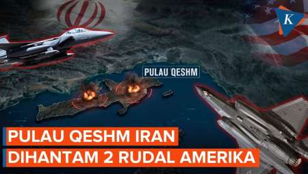 2 Rudal Amerika Bombardir Pulau Qeshm Iran