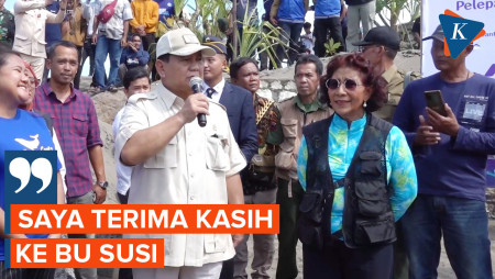 Prabowo Ucapkan Terima Kasih ke Susi Pudjiastuti, Ada Apa?